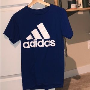 Navy blue adidas tee